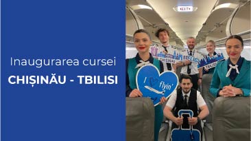 FLYONE a lansat zboruri directe din Chisinau spre Tbilisi!