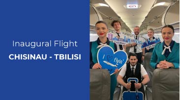 FLYONE opened direct flights from Chisinau to Tbilisi! 