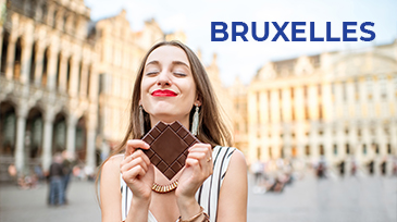 Fly to Brussels, taste the best chocolate!