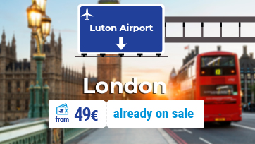 FLYONE will operate flights to/from London Luton Airport!