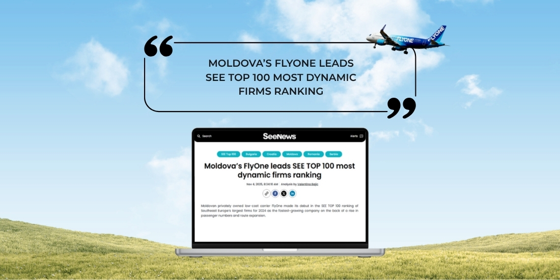 FLYONE: Leader in the “SEE TOP 100 most dynamic firms ranking”