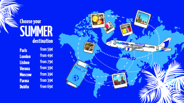 Summer season sales 2020 has started with fares from 39 Eur!