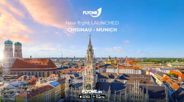 FROM CHISINAU TO MUNICH, FLYONE LAUNCHED A NEW FLIGHT! 