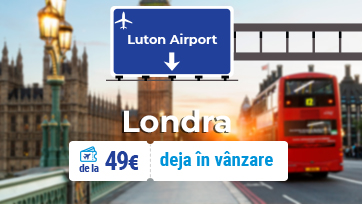 FLYONE va opera zboruri spre/din Londra in aeroportul Luton!