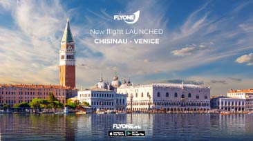 VENICE AND CHISINAU, JUST ONE FLIGHT AWAY WITH FLYONE!