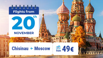 FLYONE resumes flights to Moscow starting November 20, 2020