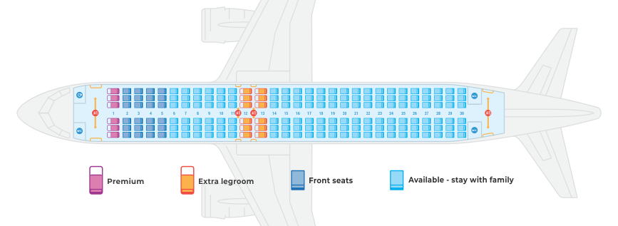 Emirates Ek 501 Seat Map Seat Selection