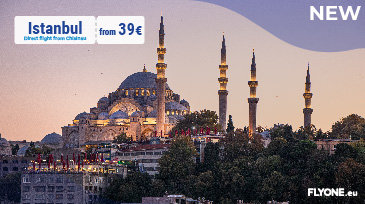 FLYONE opens flights to Istanbul, from 39 EURO! 