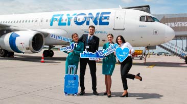 FLYONE a lansat zboruri directe din Chisinau spre Berlin!
