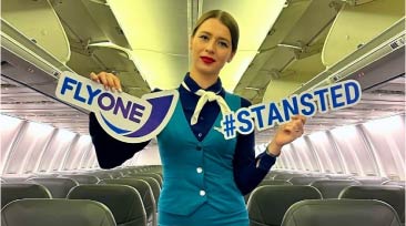 FLYONE LAUNCHES FLIGHTS TO LONDON STANSTED AIRPORT! 
