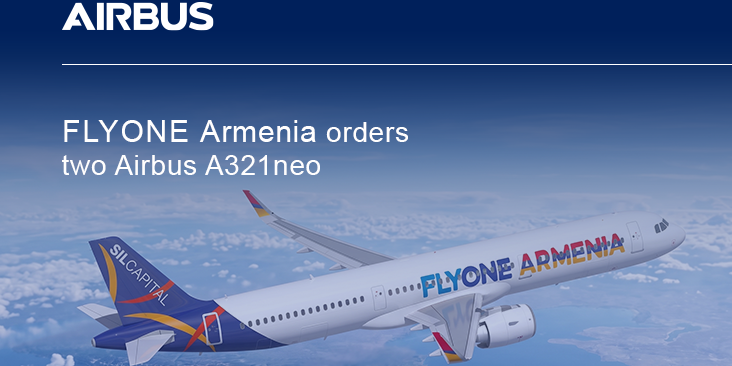 FLYONE ARMENIA ORDERS TWO AIRBUS A321NEO 