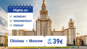 FLYONE announces flights to Moscow and on Wednesday 