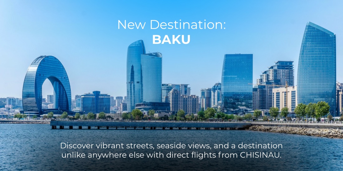 FLYONE Launches a New Direct Route: Chișinău – Baku