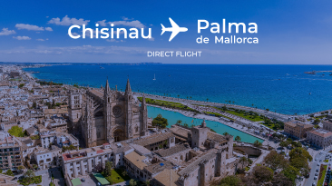 FLYONE Launches Direct Chișinău – Palma de Mallorca Flight, the Star Destination of the Summer!