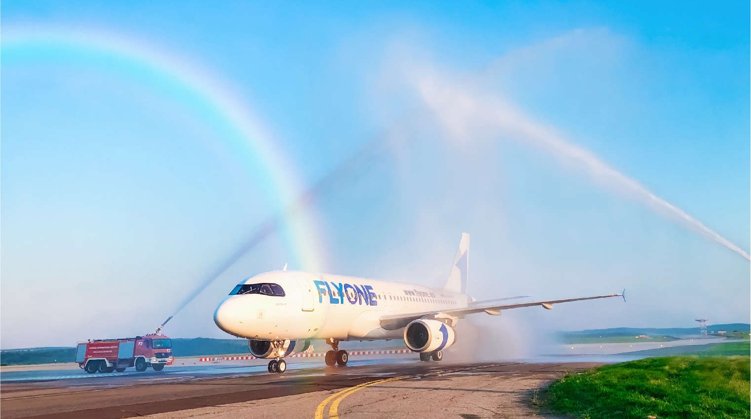 FLYONE welcomes a new Aibus A320 to the family!