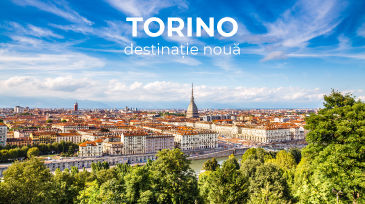 FLYONE anunta despre lansarea zborurilor Chisinau – Torino!