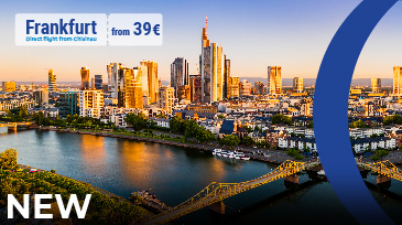 FLYONE launches a new destination - Frankfurt from 39 EUR!